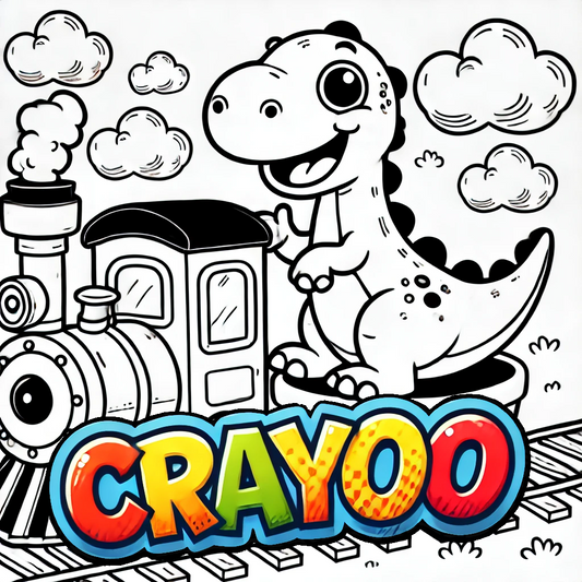 Dino Tino und die Lachlok - 10x Bild zum Ausmalen