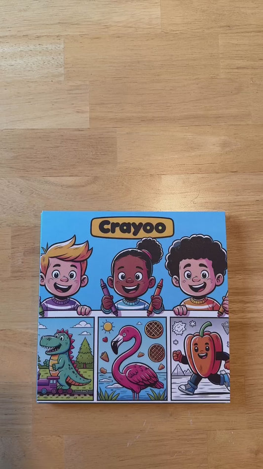Crayoo Ausmal-Abenteuer: 30 Bilder für kleine Künstler!